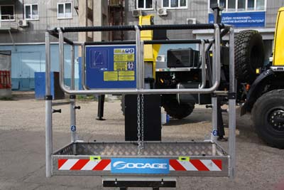 КАМАЗ-4326 с автогидроподъемником Socage T322