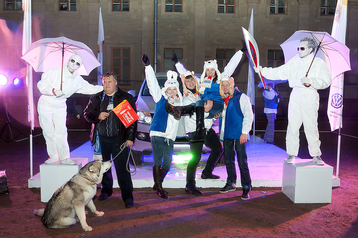 Эстафета Олимпийского огня Volkswagen 2013