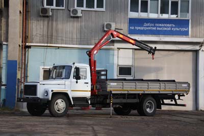 ГАЗ-3309 с КМУ Amco Veba 105 2s