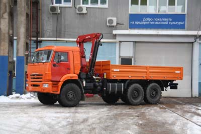 КАМАЗ-43118 с гидроманипулятором Amco Veba 115 3s