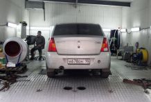 Замер мощности Рено Логан (Renault Logan)