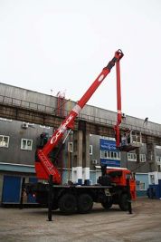 Очередной автогидроподъемник Socage TJ35 на базе КАМАЗ-43118 Очередной автогидроподъемник Socage TJ35 на базе КАМАЗ-43118