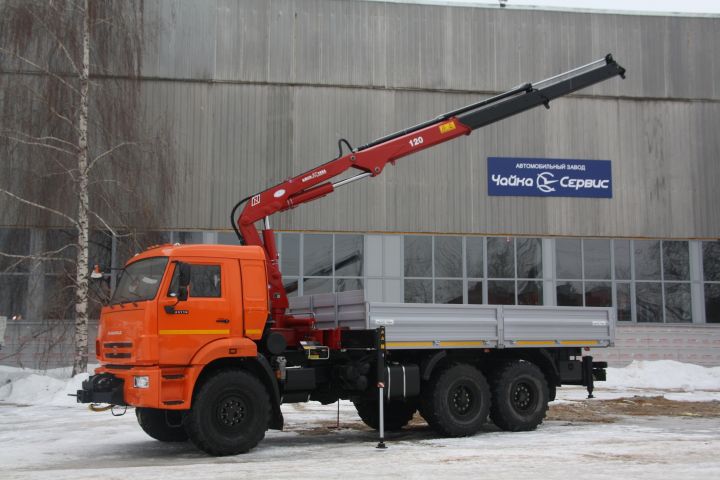 КАМАЗ-43118 с КМУ Amco Veba 120 2s и фронтальной лебёдкой КАМАЗ-43118 с КМУ Amco Veba 120 2s и фронтальной лебёдкой