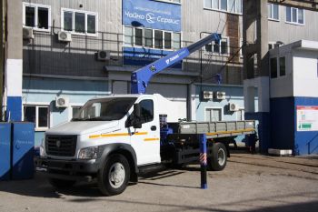 ГАЗон NEXT теперь и с японским гидроманипулятором Чайка-Tadano ГАЗон NEXT теперь и с японским гидроманипулятором Чайка-Tadano