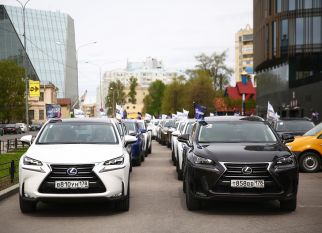 Автопробег Lexus 'Грани Победы' Автопробег Lexus 'Грани Победы'