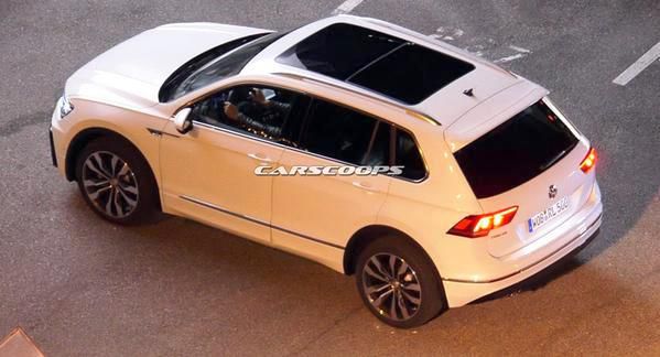 Фотошпионы показали внешность нового Volkswagen Tiguan