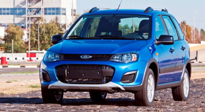 Lada Kalina Cross получил новый цвет Lada Kalina Cross получил новый цвет