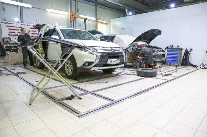 Цех кузовного ремонта Рольф Октябрьская Цех кузовного ремонта Рольф Октябрьская