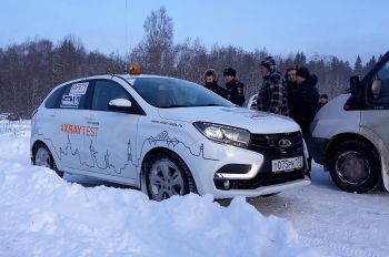 LADA Kalina NFR R1 - первая победа в ралли при поддержке Интей Лада!