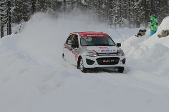 LADA Kalina NFR R1 - первая победа в ралли при поддержке Интей Лада!