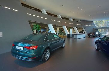 Audi открывает дилерский центр в Европе в концепции Терминал Audi открывает дилерский центр в Европе в концепции Терминал