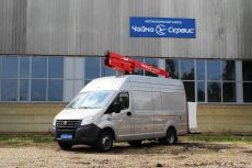 Автогидроподъёмник Чайка-Socage 12VT на базе цельнометаллической ГАЗель NEXT