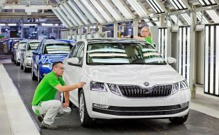 Старт производства новой SKODA Octavia в Млада-Болеславе